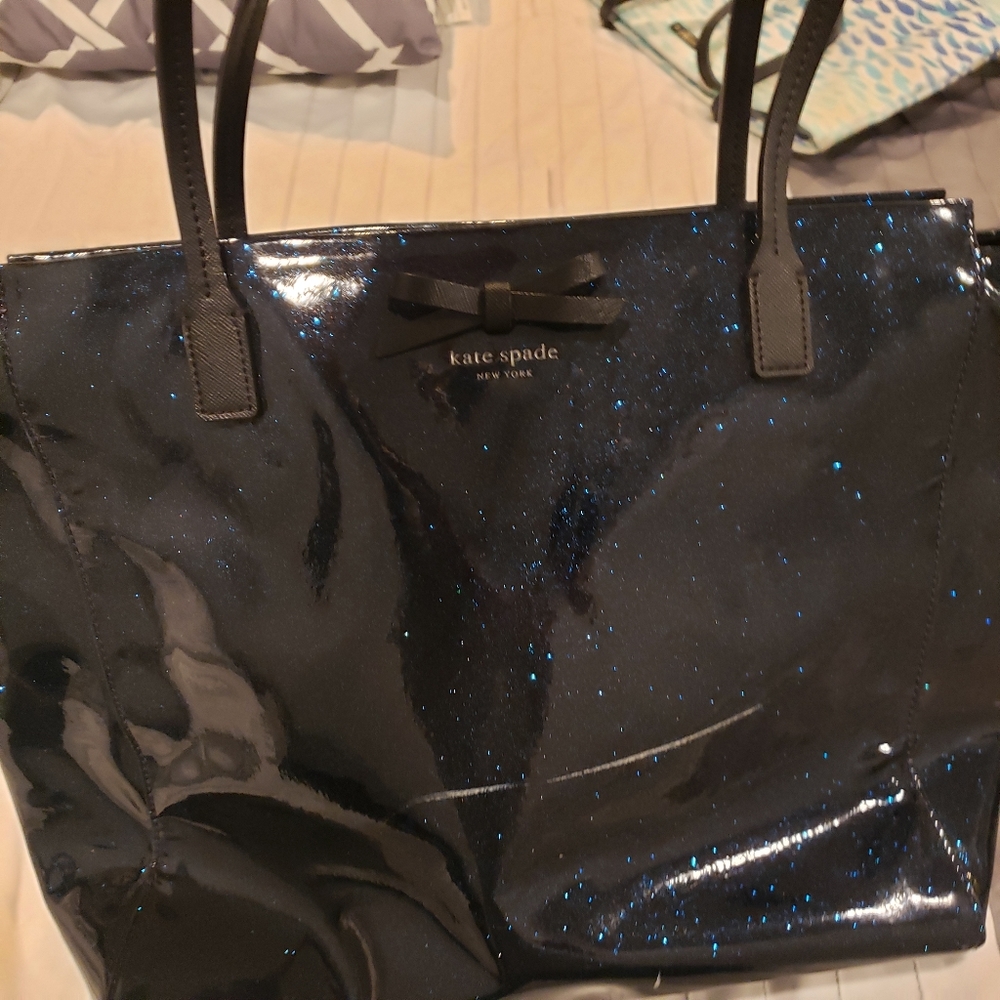 Kate Spade Pocketbook Midnight Blue Glitter